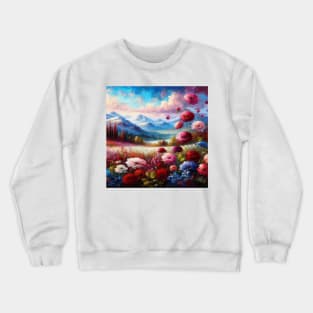 Field of Dream Flowers Crewneck Sweatshirt